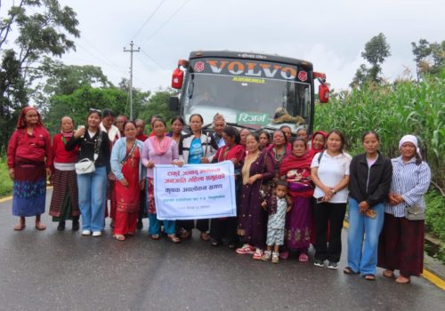 इन्द्रावतीका आदिवासी महिलालाई फलफूल खेतीमा अभिमुखीकरण